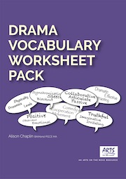 Drama Vocabulary Worksheet Pack
